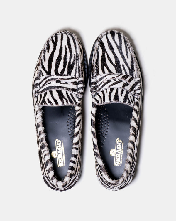 Sebago Dan Penny Loafer Zebra detail