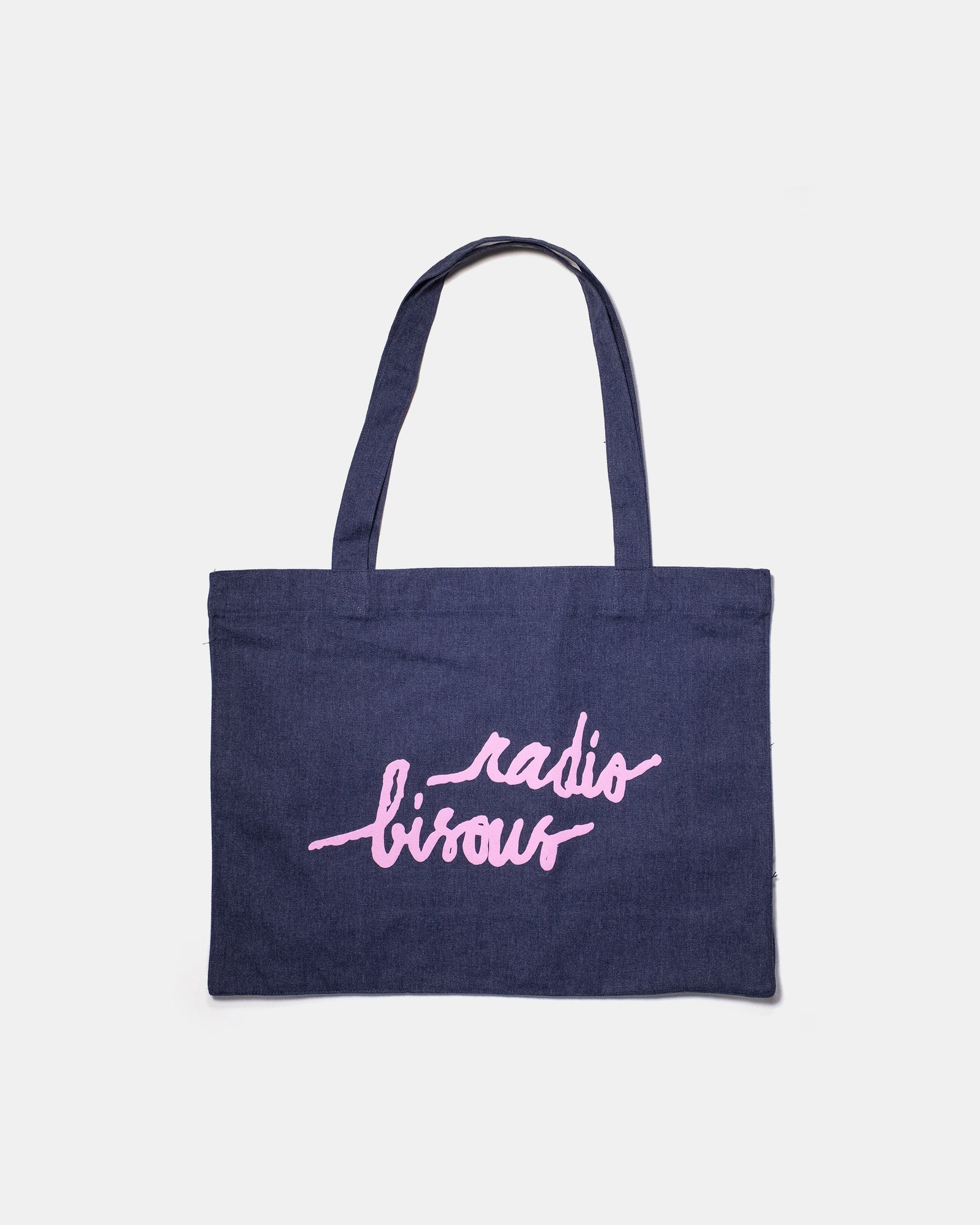 Bisous Radio Tote Denim