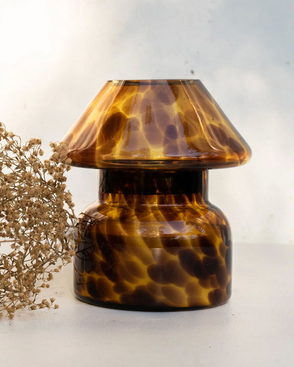 Blossom and Sky Lamp Leopard detail