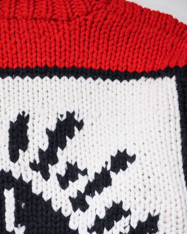 Études x Keith Haring Andy Sweater detail