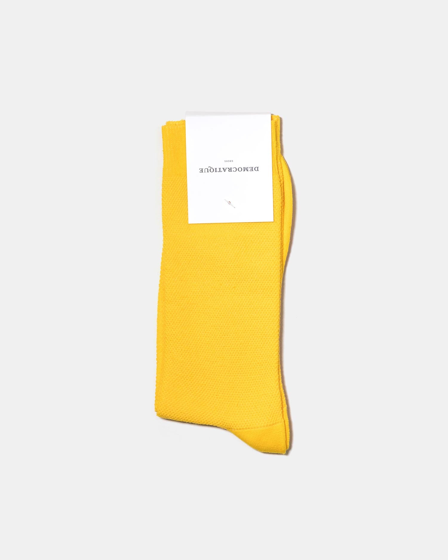 Democratique Pique Socks - Dominant Yellow