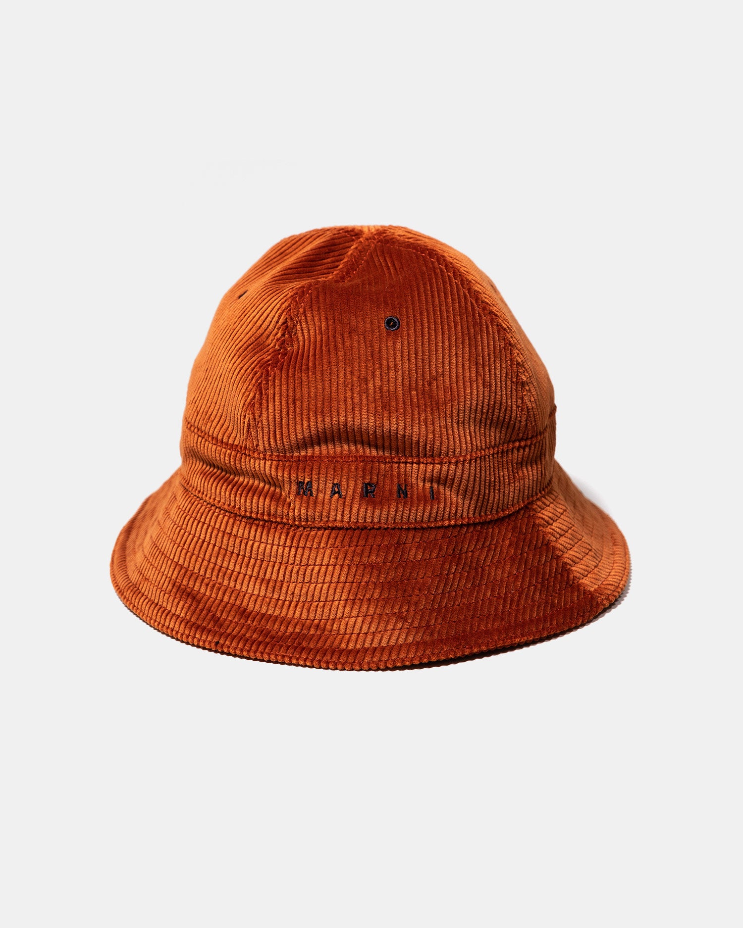 Marni Bucket Hat Rust Corduroy