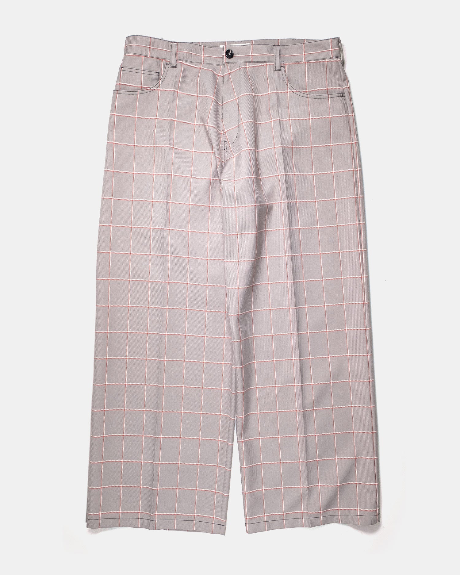 Marni Oversized Trousers Fog Check