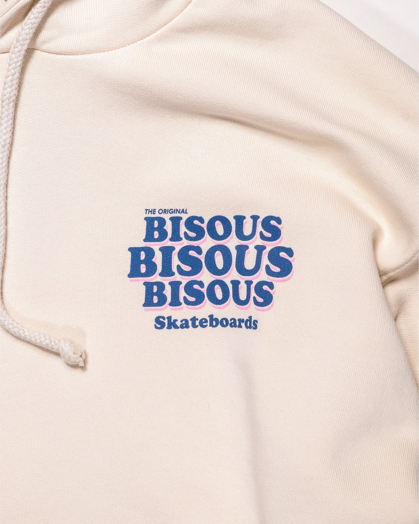 Bisous Grease Hoodie Sand