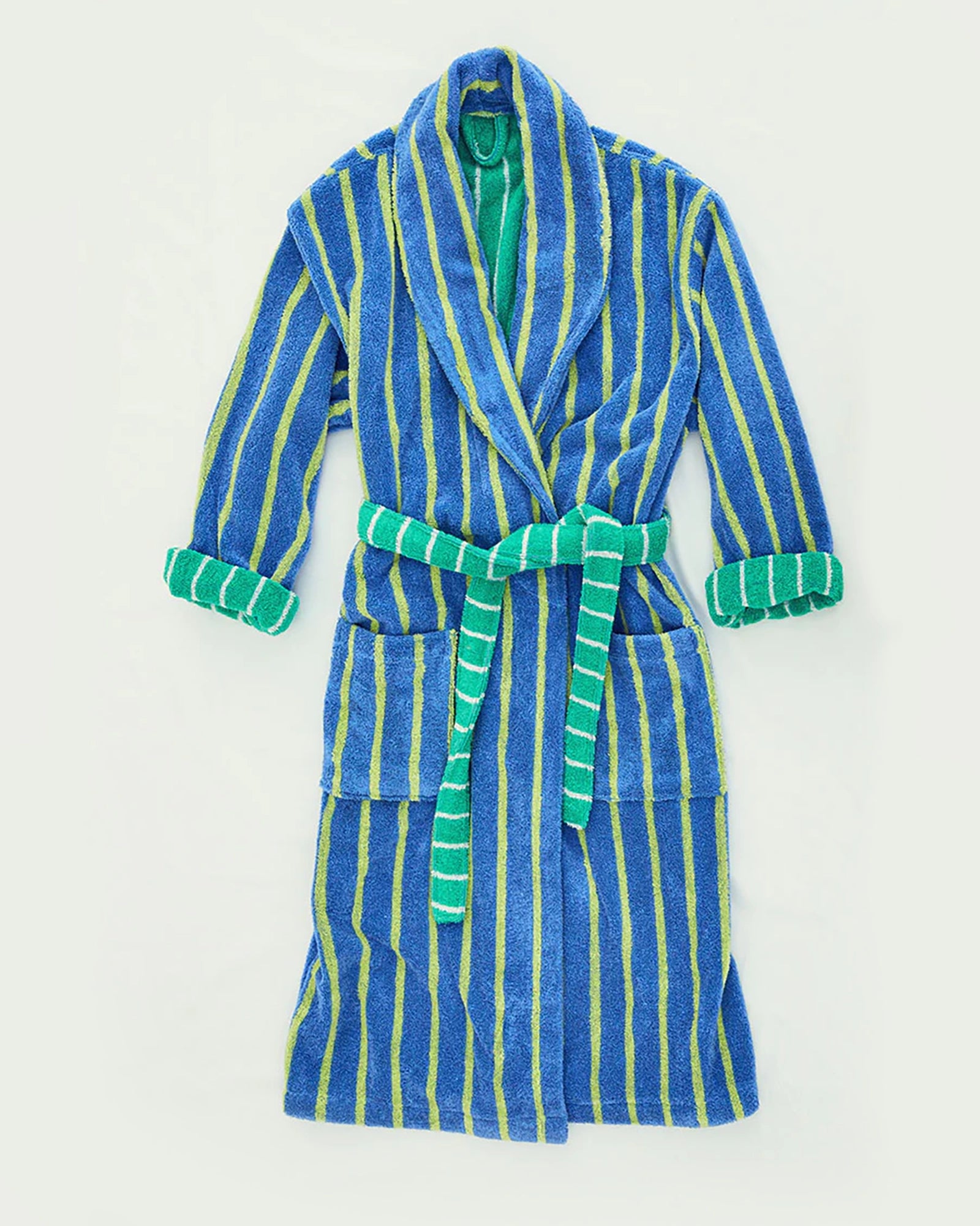 Dusen Dusen Passion Fruit Stripe Bathrobe