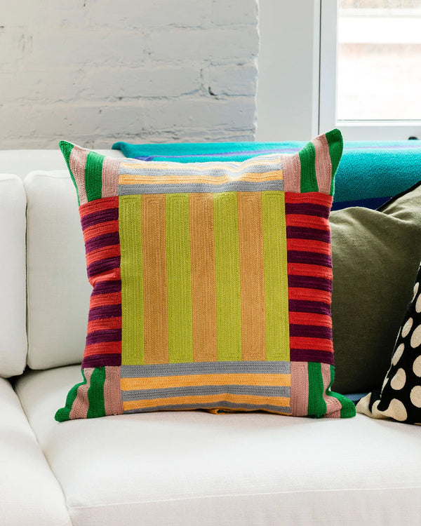 Dusen Dusen Stripe Pillow detail