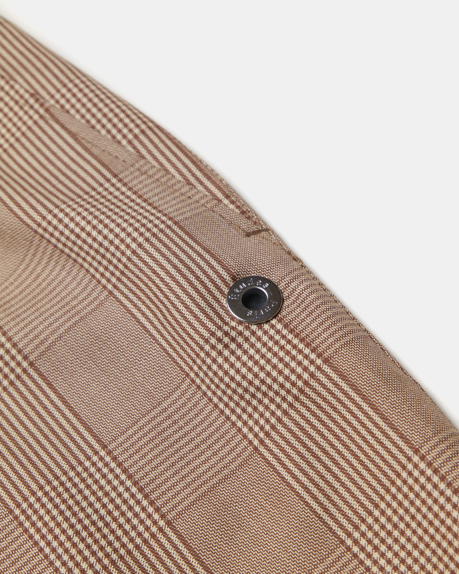 Études Revolte Trousers Brown Check