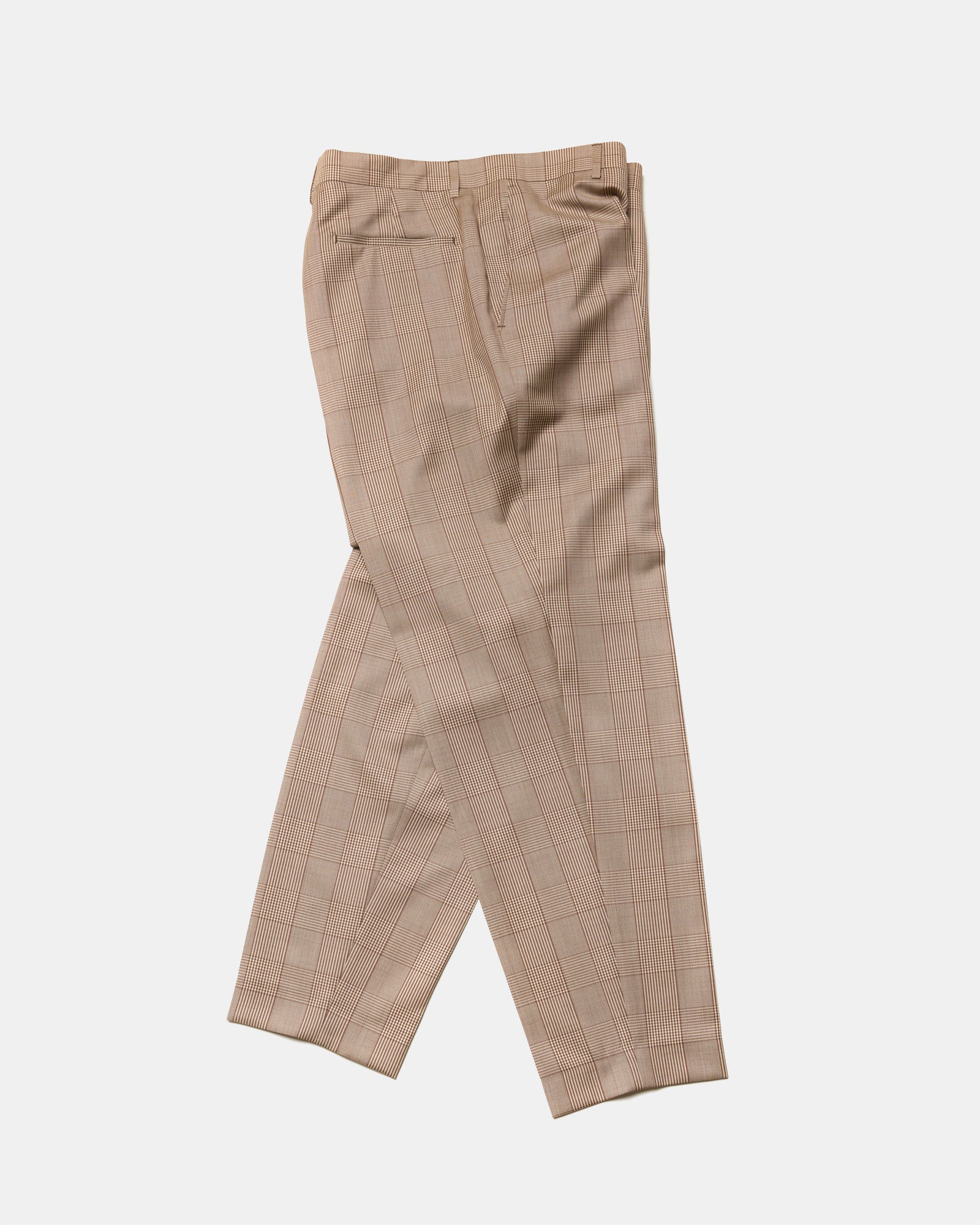 Études Revolte Trousers Brown Check