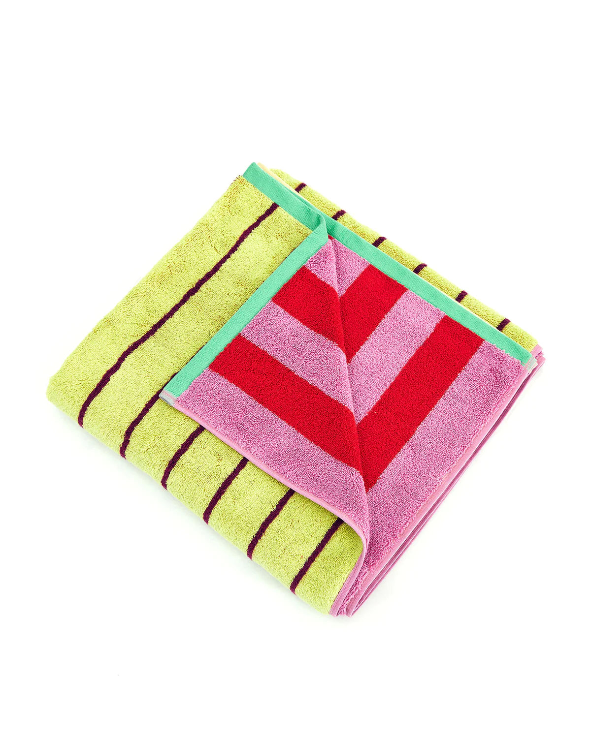 Dusen Dusen Fig Stripe Bath Towel